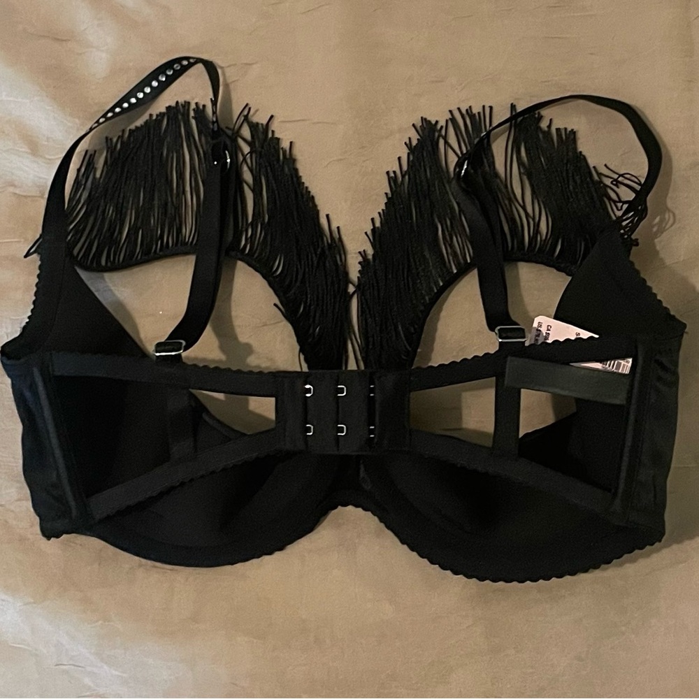 Victoria's Secret Black Fringe Bra - Picture 10 of 12